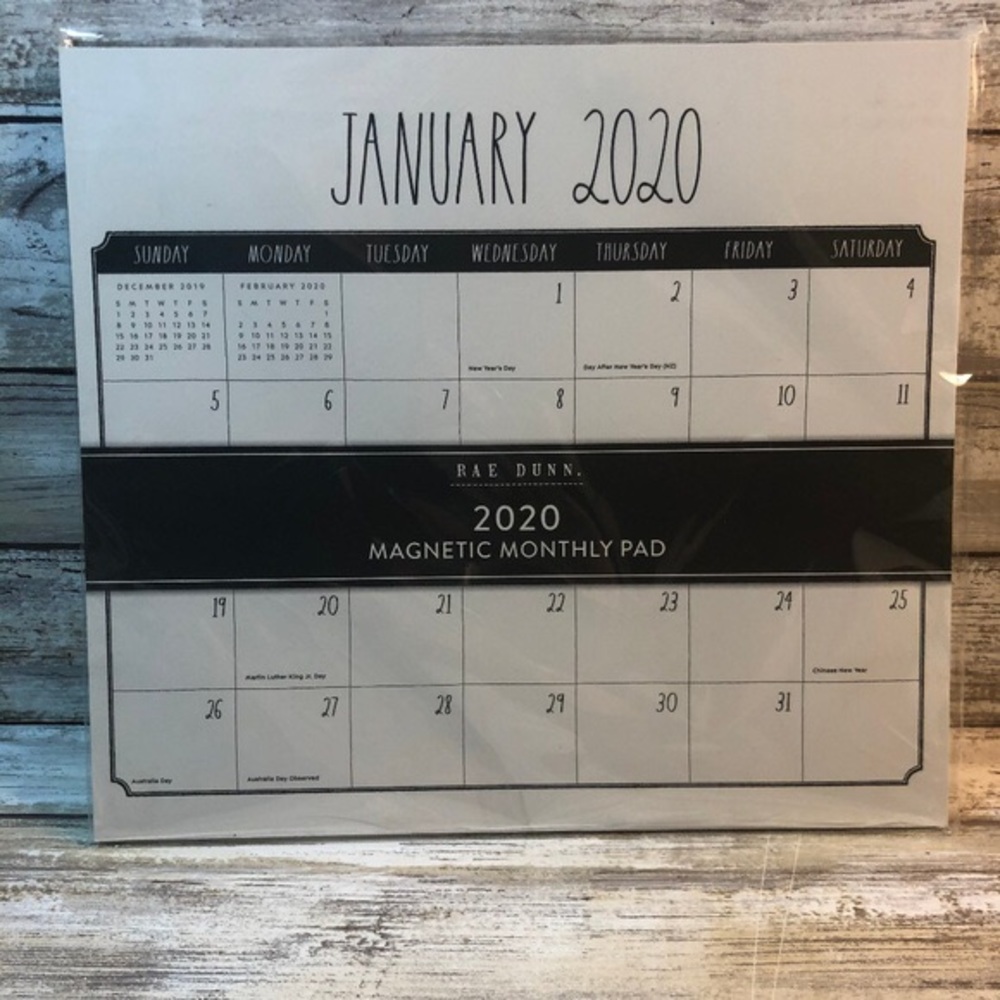 Rue Dunn Calendar 2020